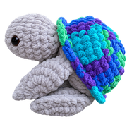 Custom Crocheted Plush Turtle