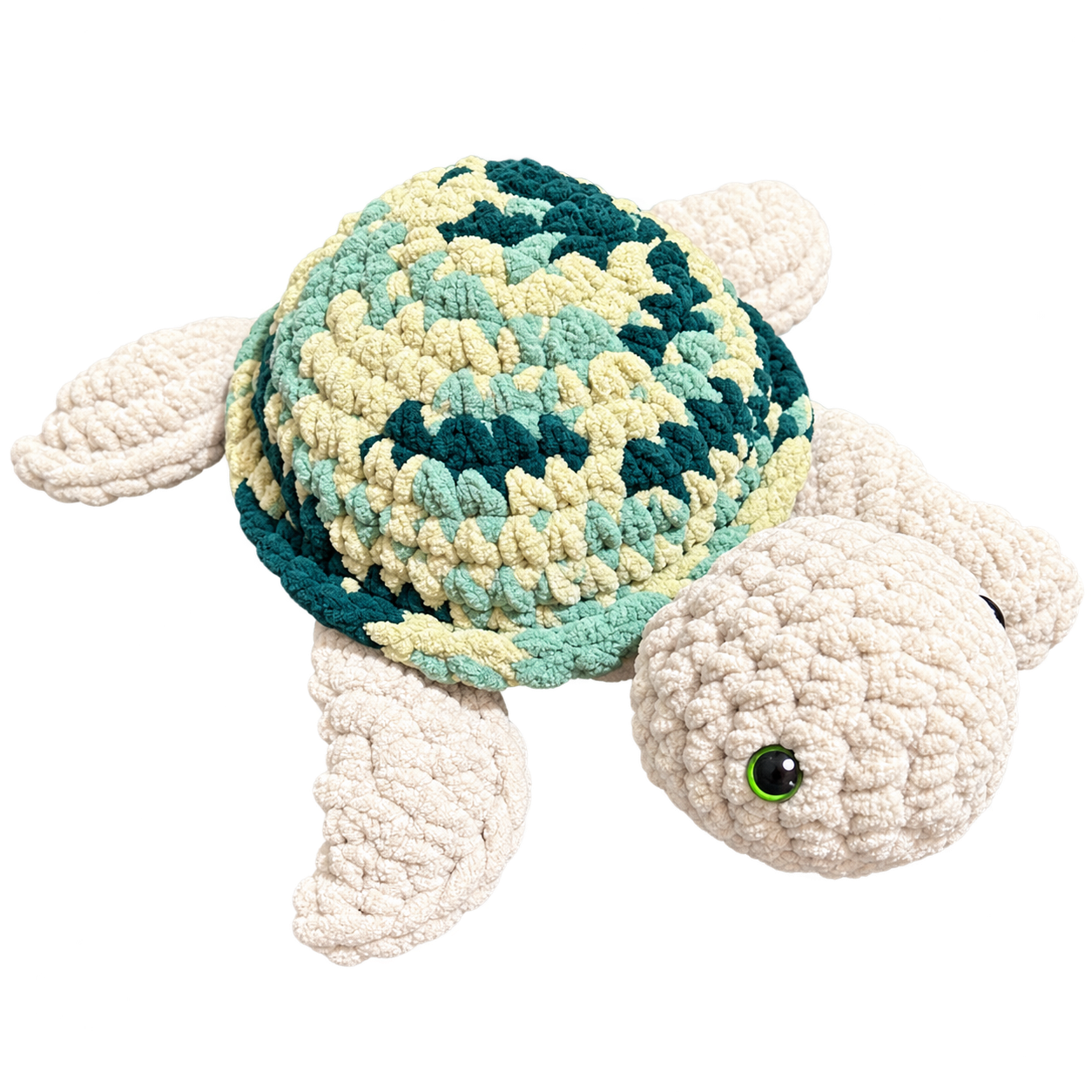 Custom Crocheted Plush Turtle