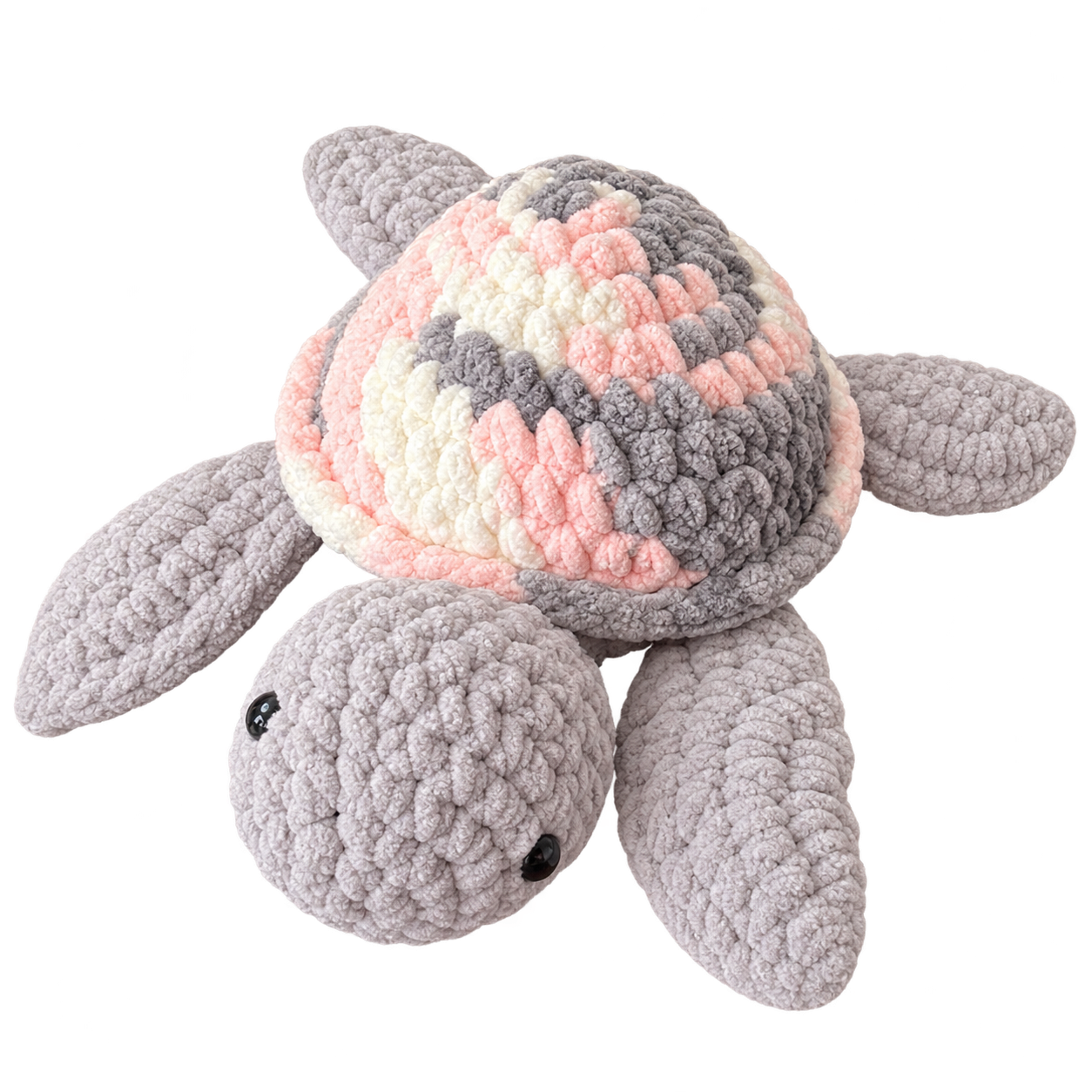 Custom Crocheted Plush Turtle